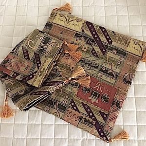 Set of 2 Tapestry Throw Accent Pillow Covers